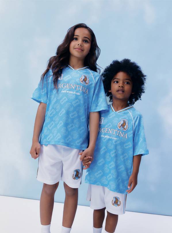 OFFICIAL FIFA Argentina T-Shirt & Shorts Set 10 years